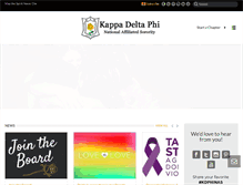 Tablet Screenshot of kappadeltaphinas.org